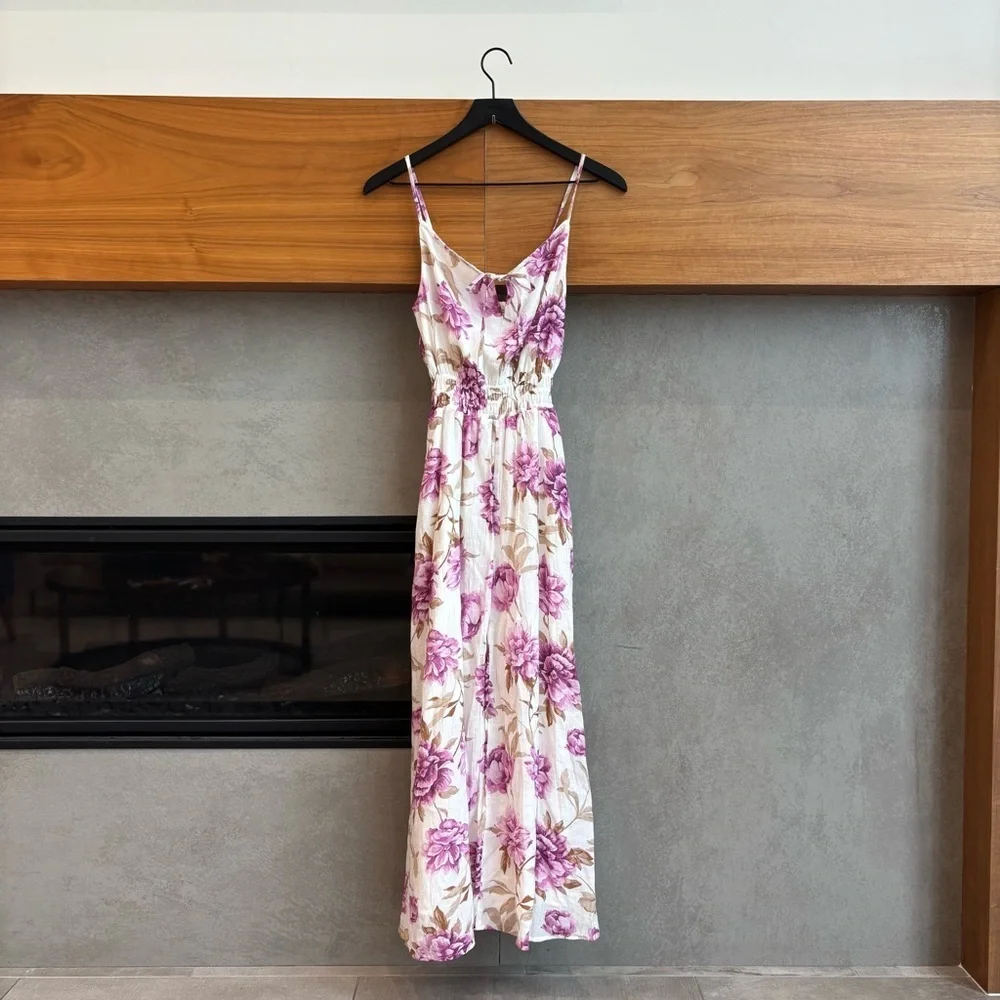 NWOT Abercrombie & Fitch Maxi Floral Dress, Size XS